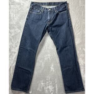 Levis 514 Jeans Mens 34x32 Blue Straight Leg Work Casual Western USA